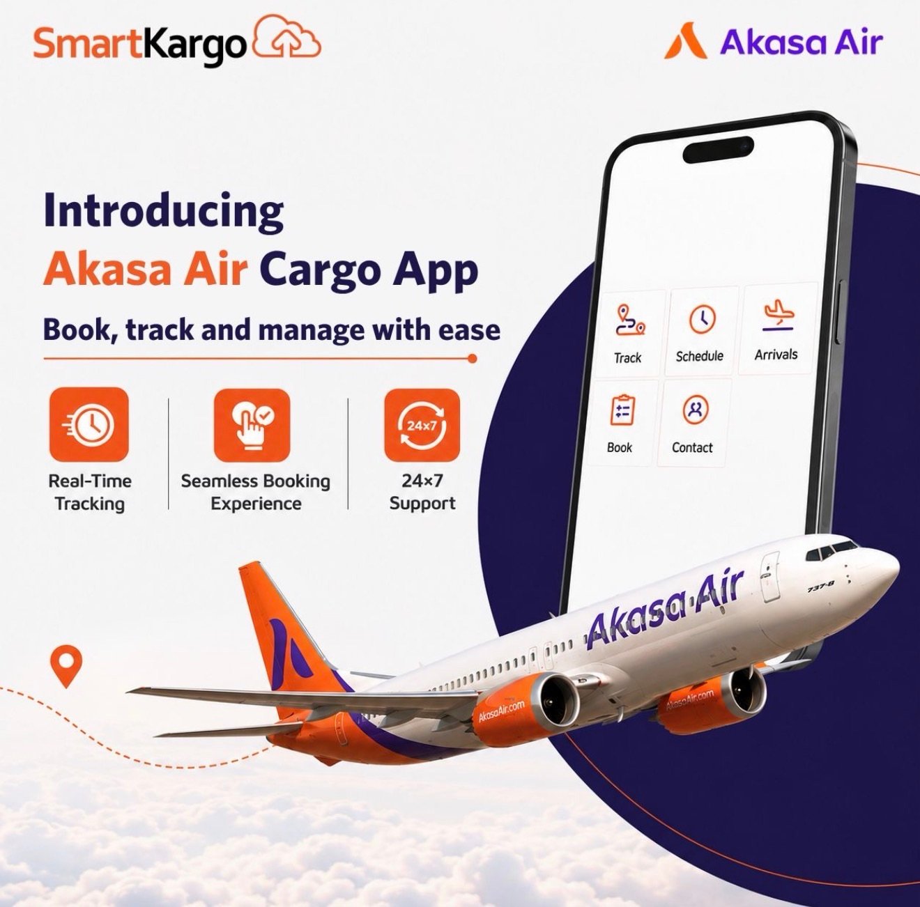 Akasa Air Cargo launches mobile-first app powered by SmartKargo